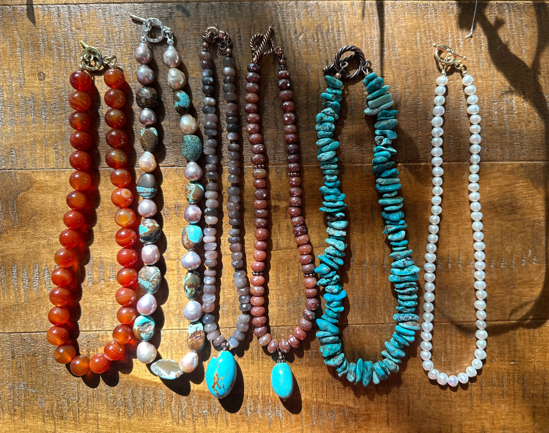 Funky and Chunky Gemstone Necklace Collection: Feel Good Fashion with a Heartfelt Purpose