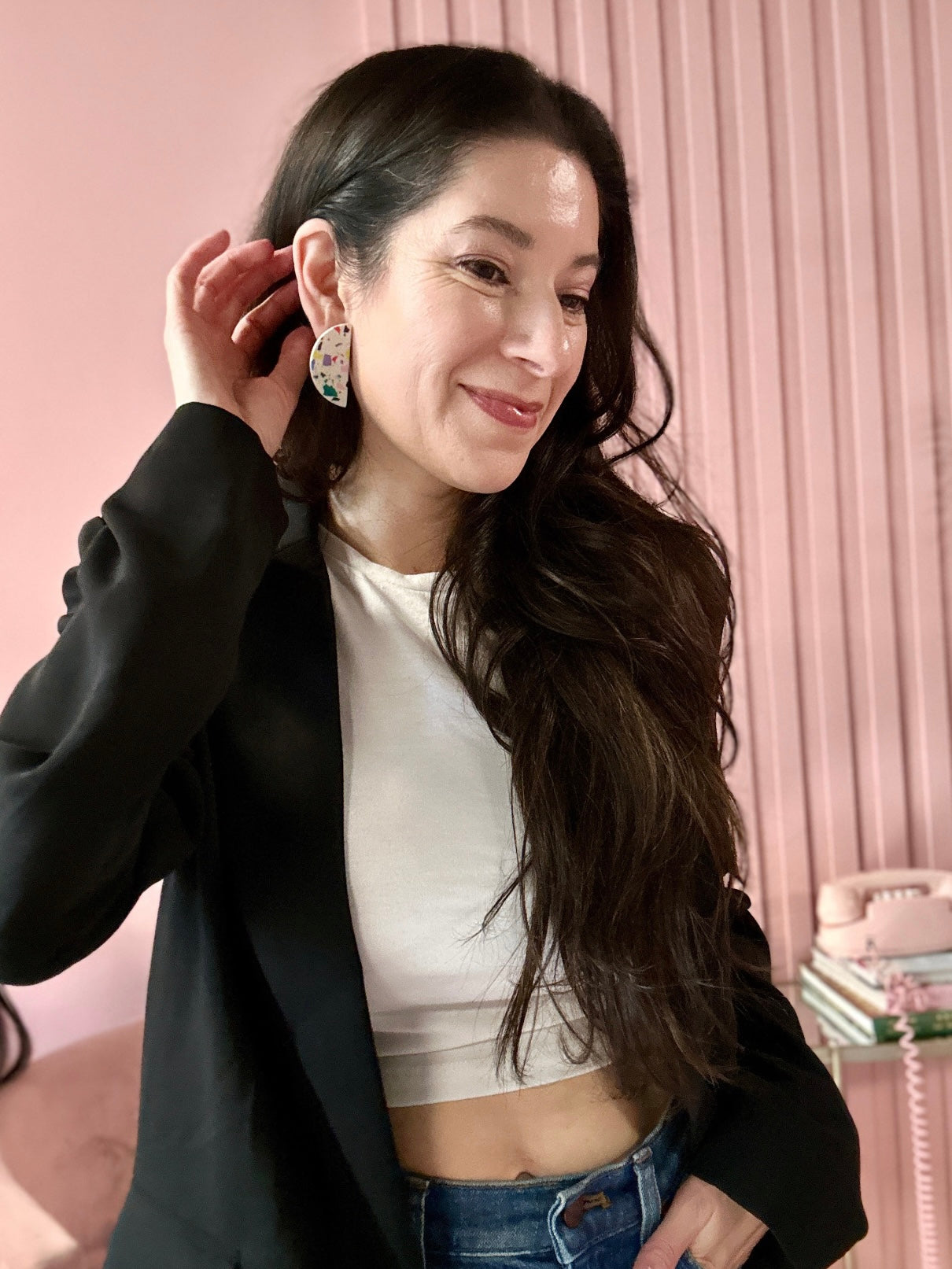 Modern Terrazzo Earrings