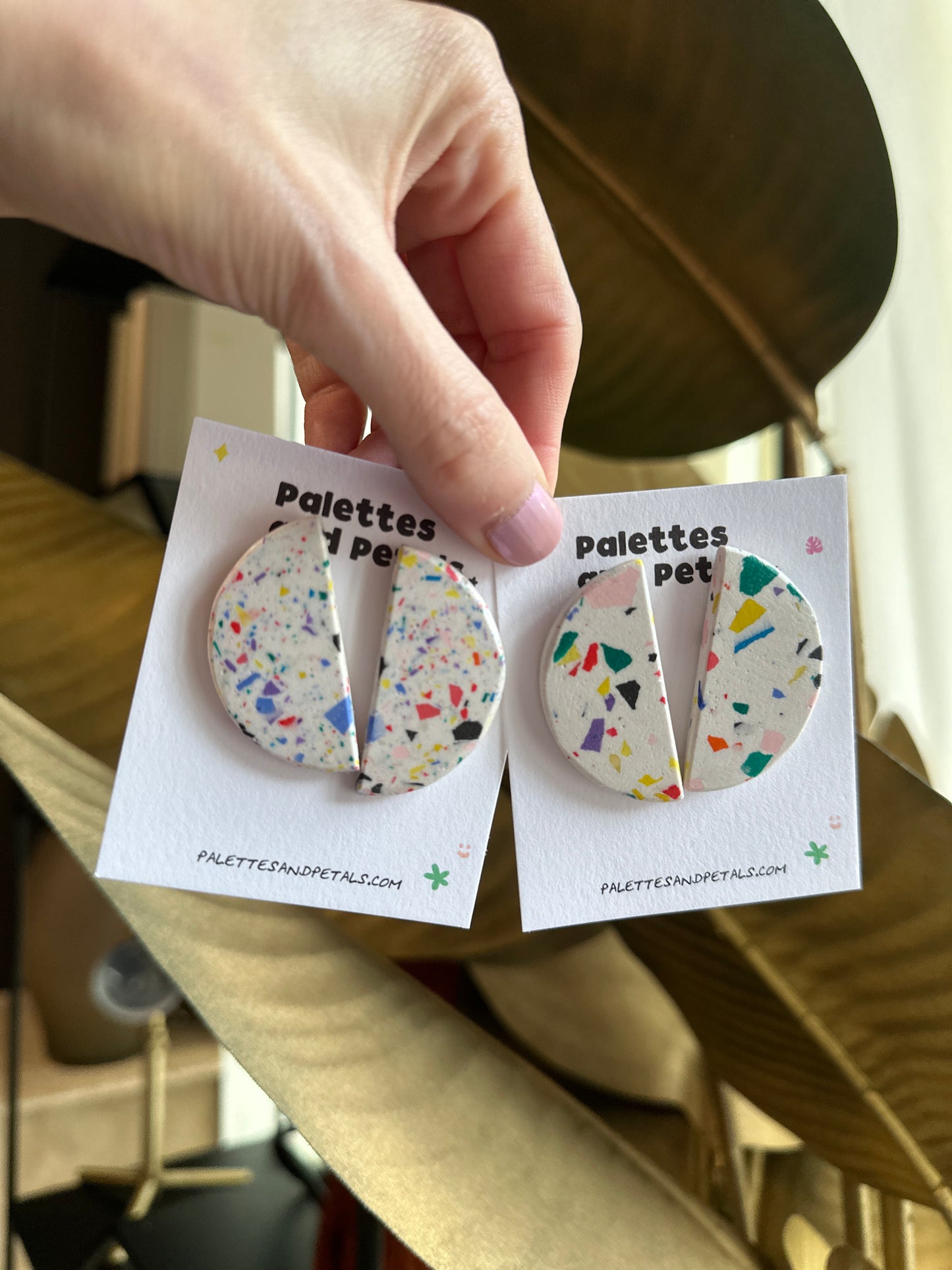 Modern Terrazzo Earrings