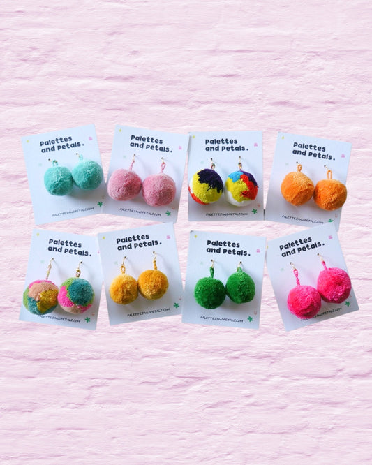 Luxe Pom Pom Earrings