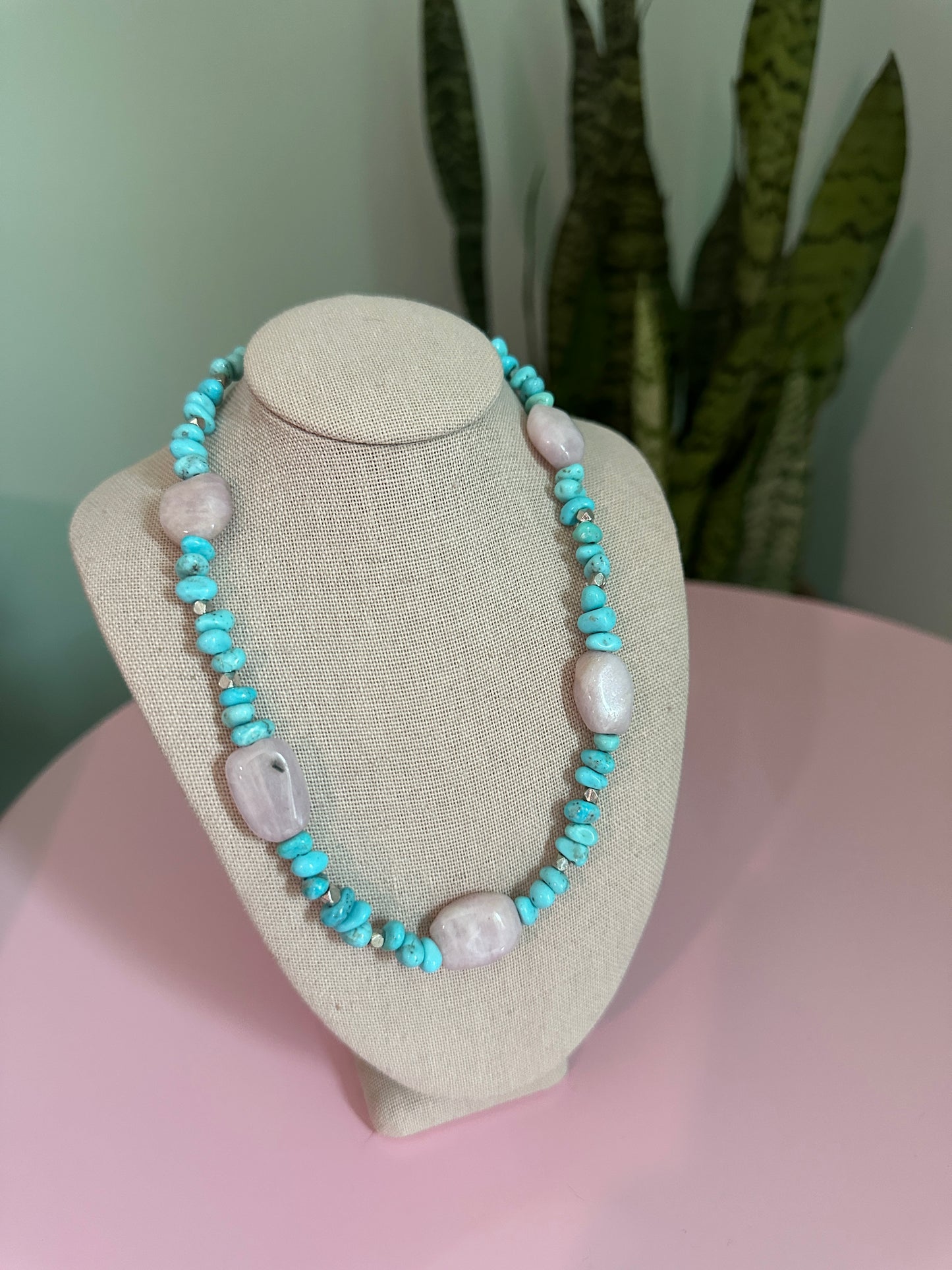 Sonoran Turquoise & Kyanite Choker Necklace