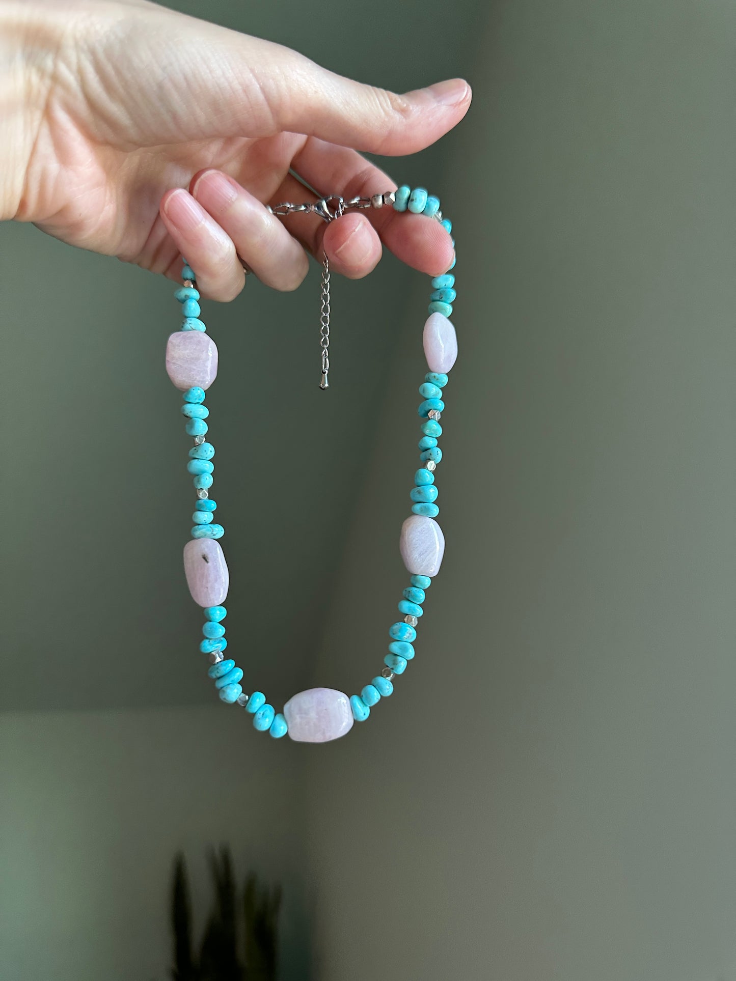 Sonoran Turquoise & Kyanite Choker Necklace