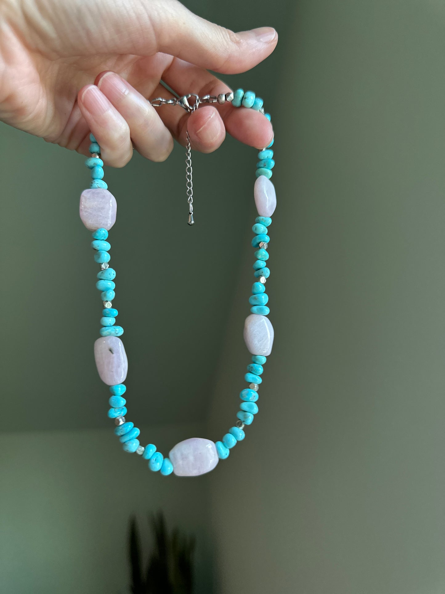 Sonoran Turquoise & Kyanite Choker Necklace