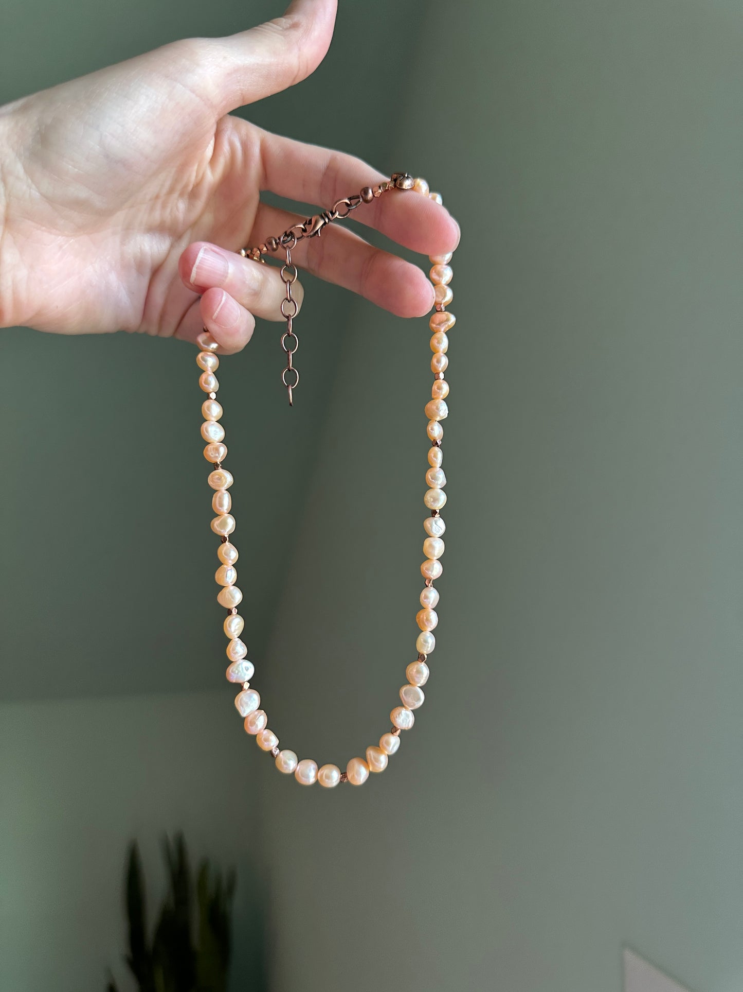 Blush Glow Freshwater Pearl Choker
