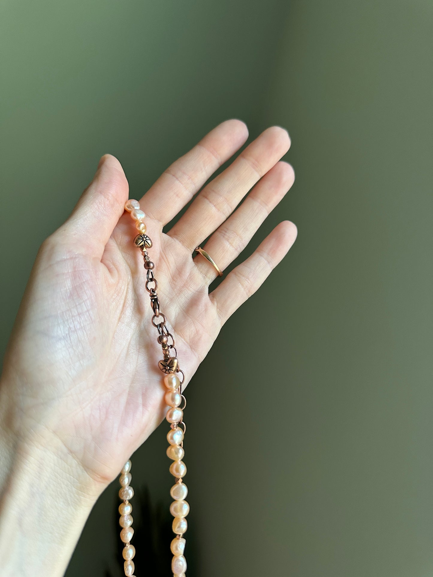 Blush Glow Freshwater Pearl Choker