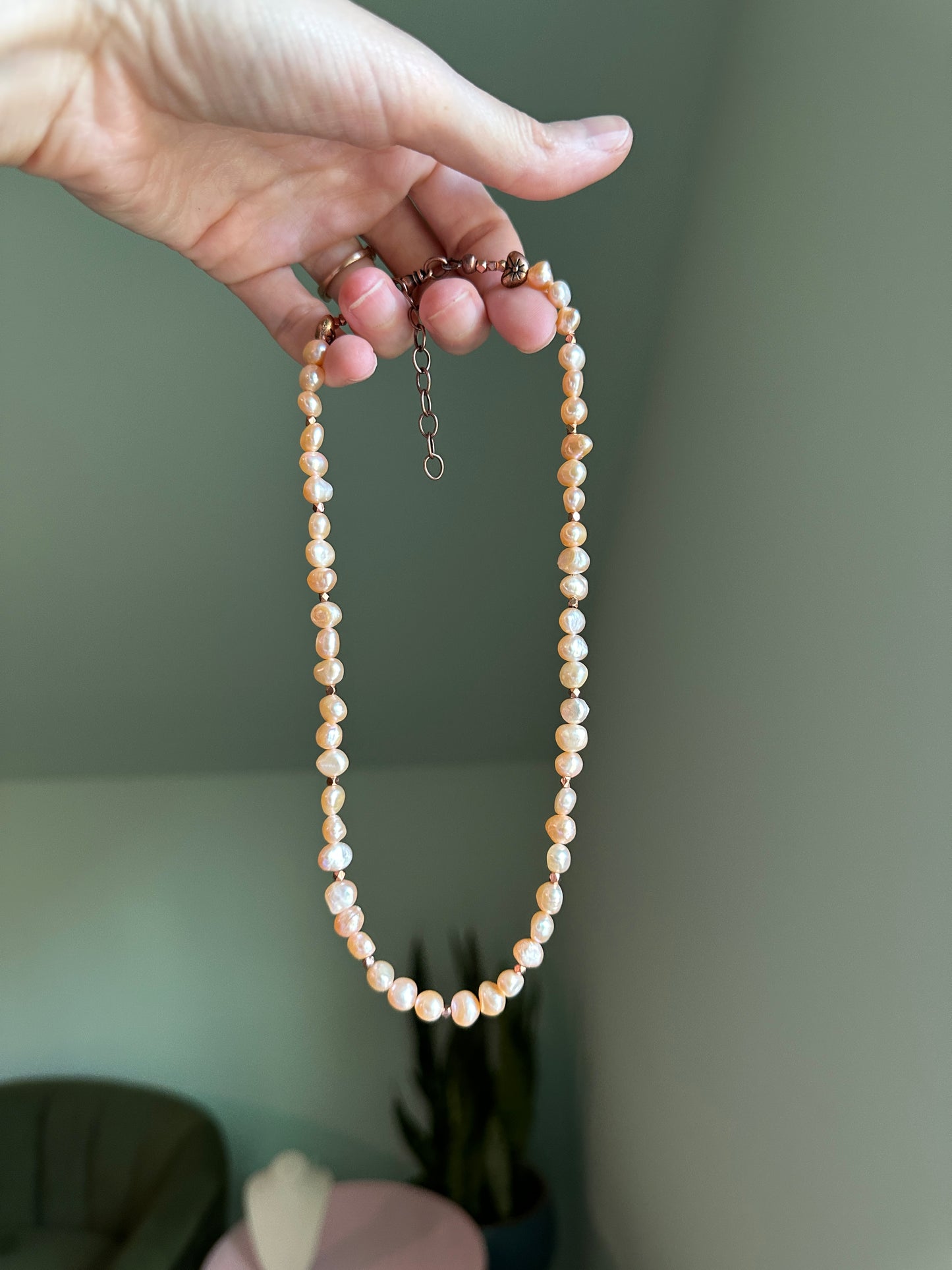 Blush Glow Freshwater Pearl Choker