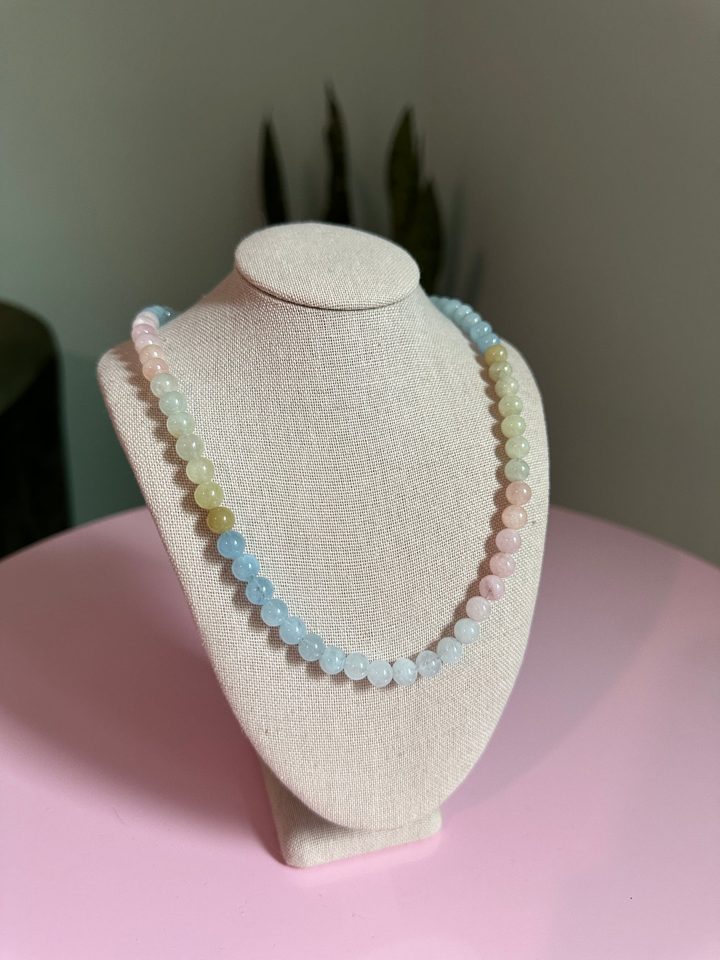 Soft Pastels Multi-Beryl Necklace