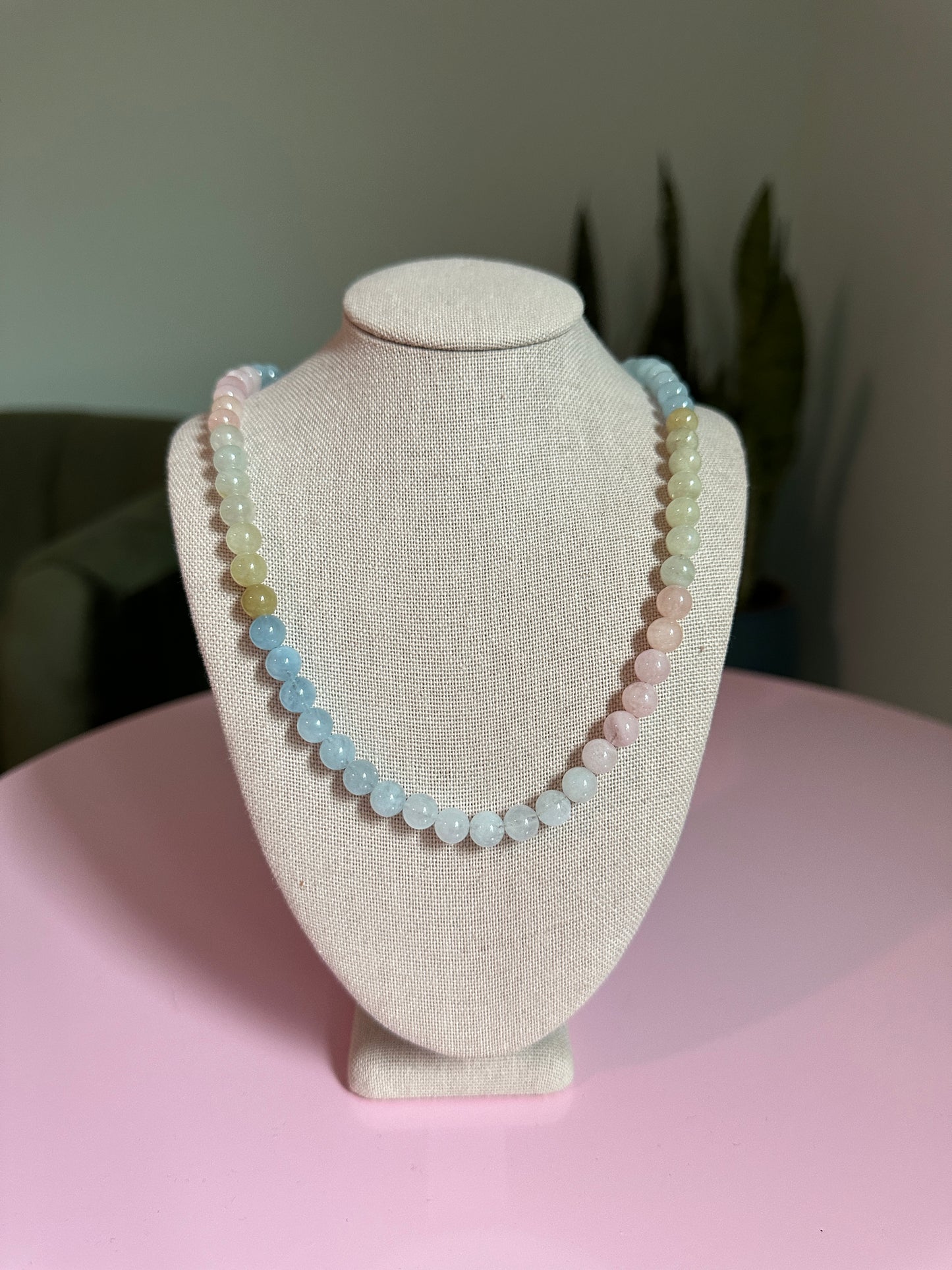 Soft Pastels Multi-Beryl Necklace