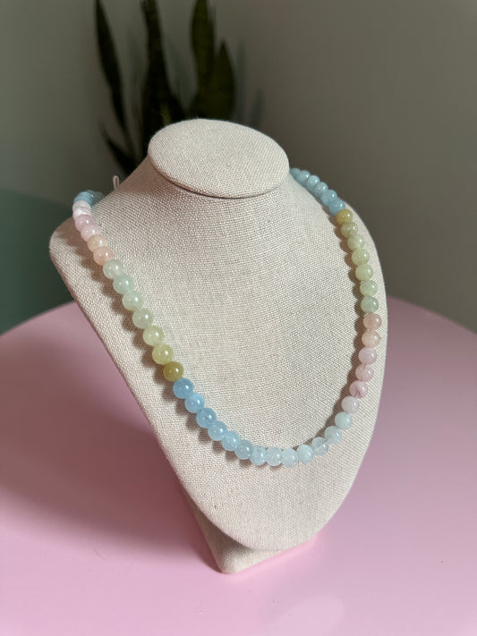 Soft Pastels Multi-Beryl Necklace
