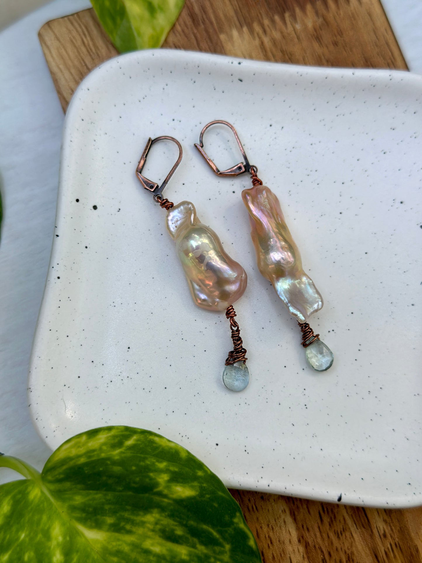 Keshi Baroque Pearl Earrings