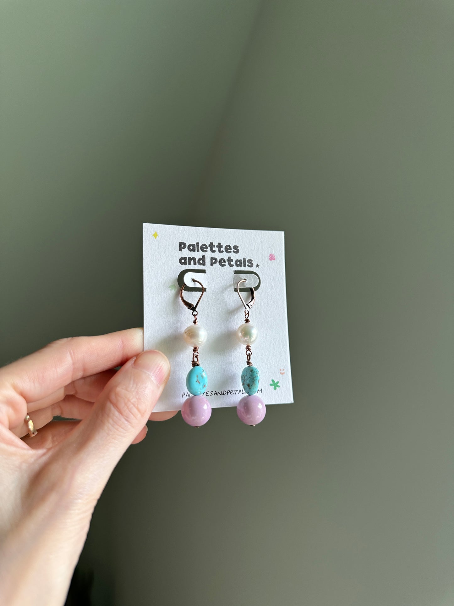 Vintage Girl Dangle Earrings