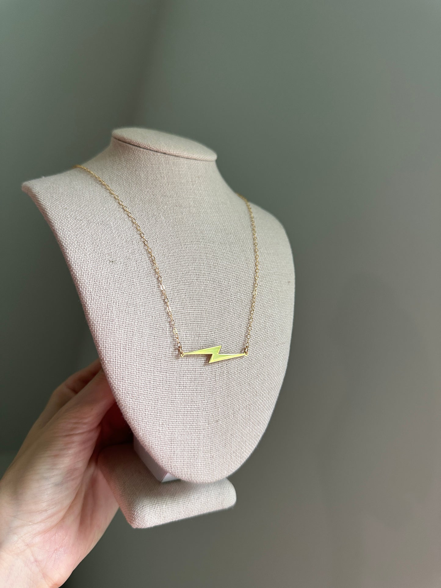 High Octane Lightning Bolt Necklace