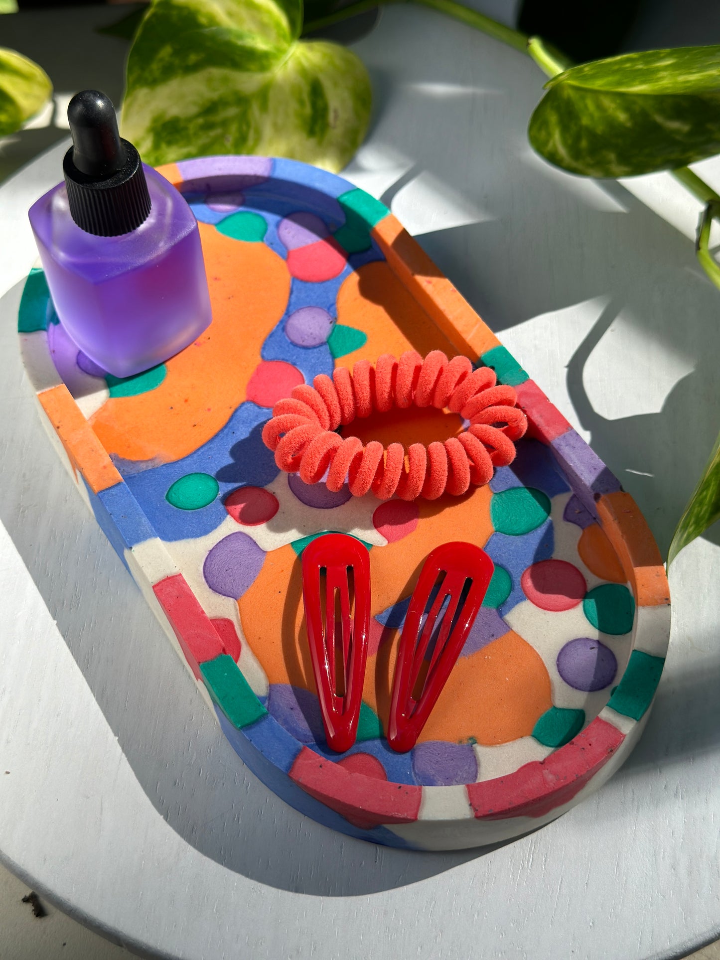 Retro Fun Colorful Pill Tray