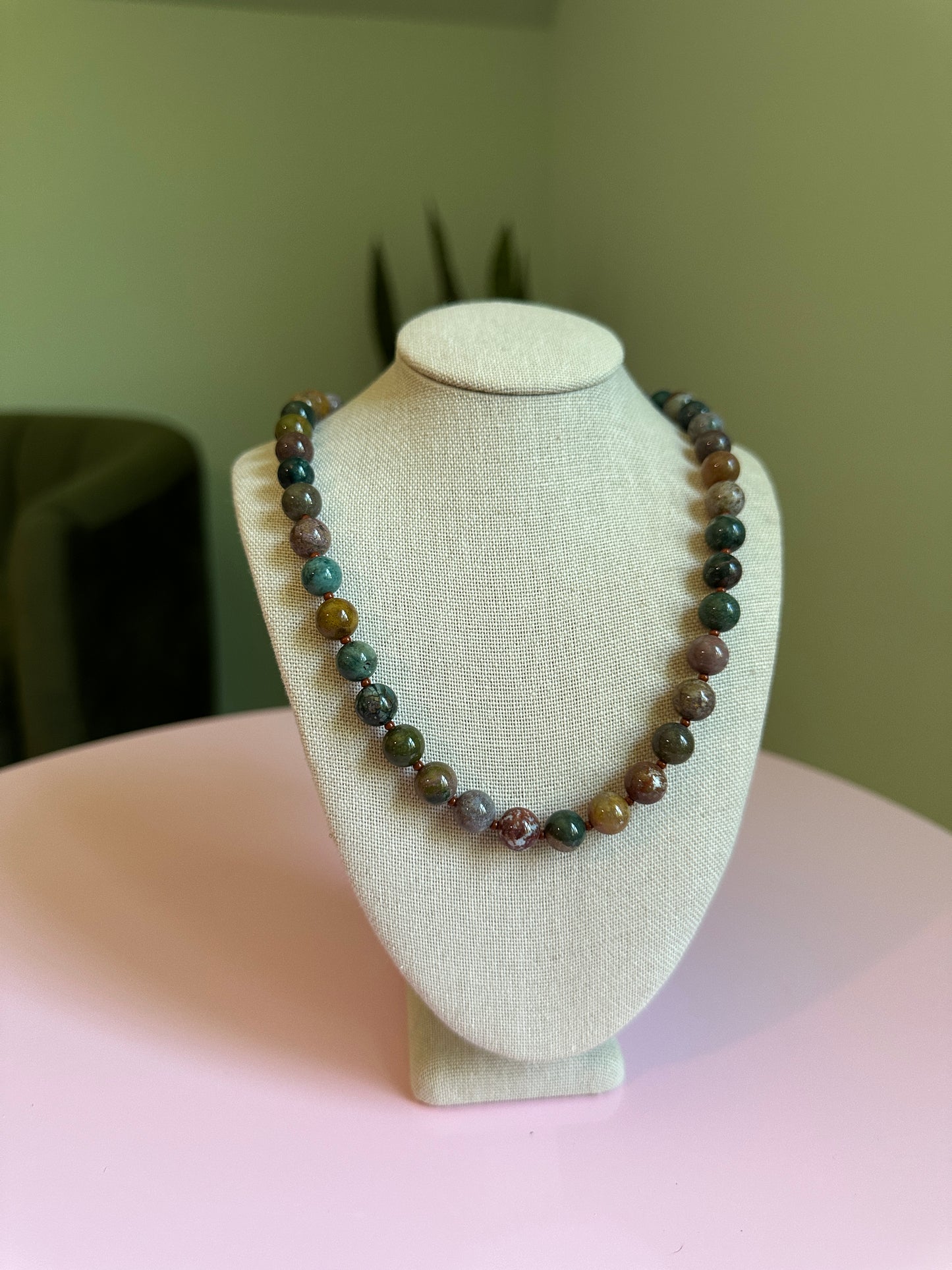 Ocean Jasper Gemstone Necklace
