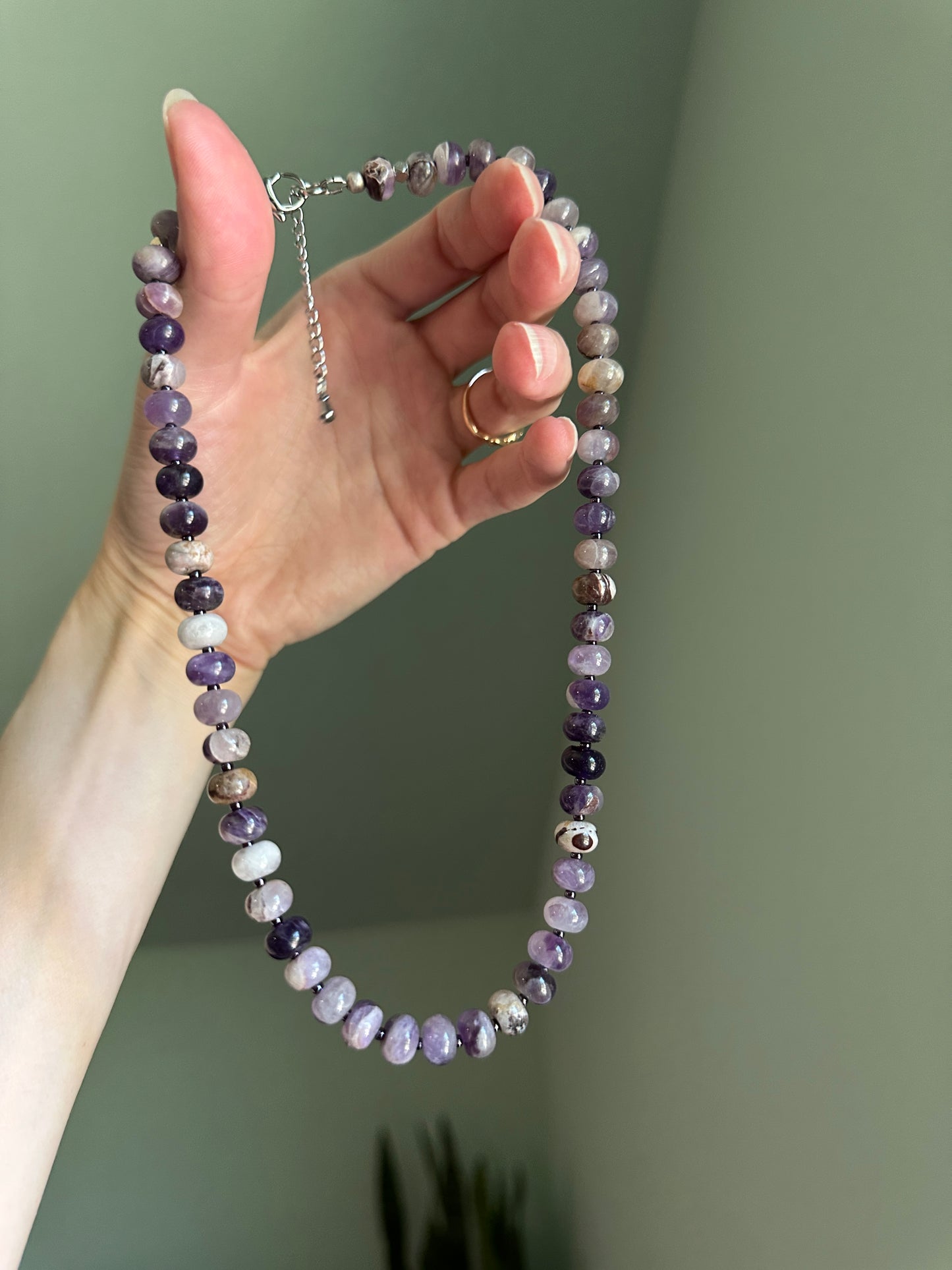 Dogtooth Amethyst Necklace