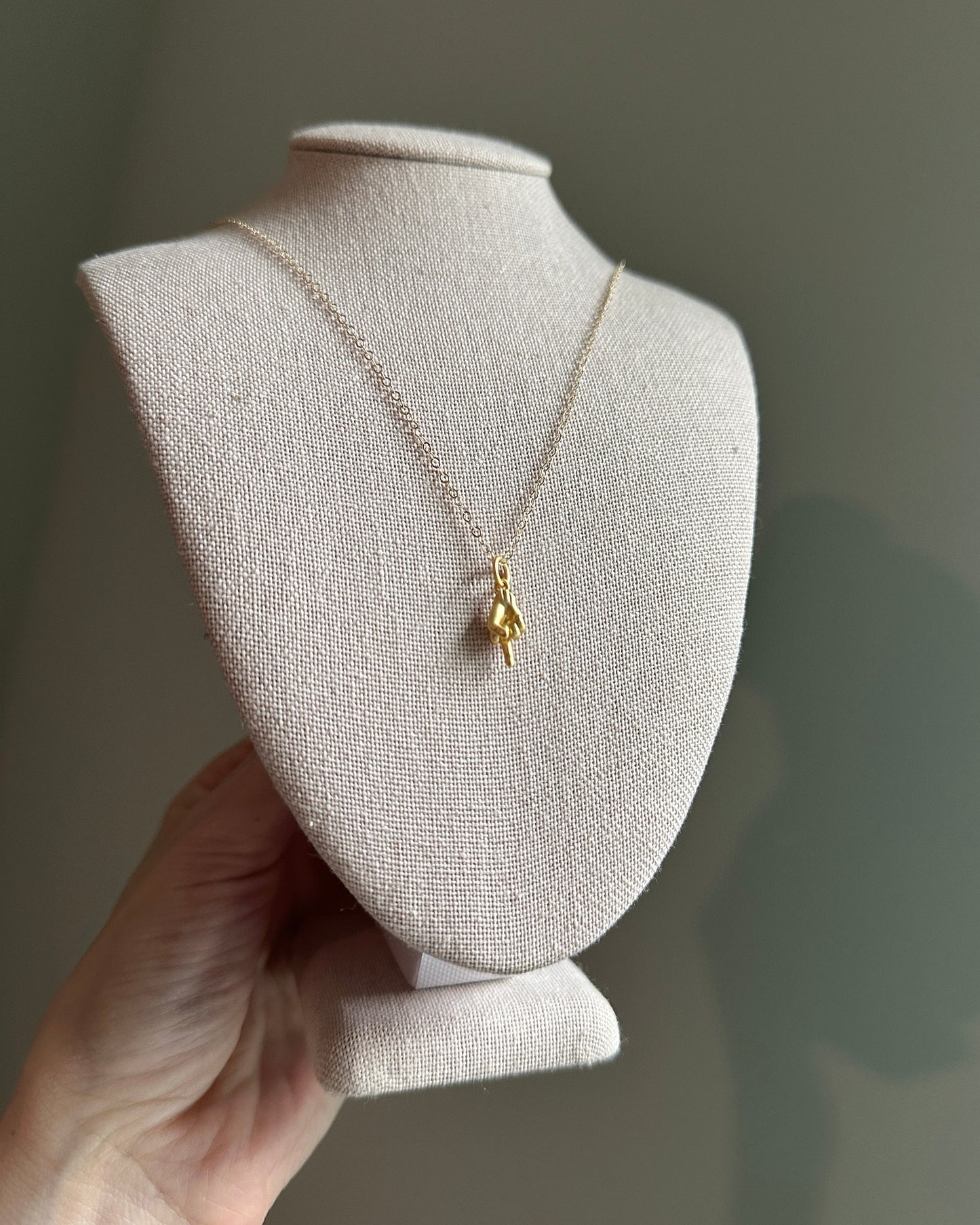 Brooke Eby F*ck ALS Necklace