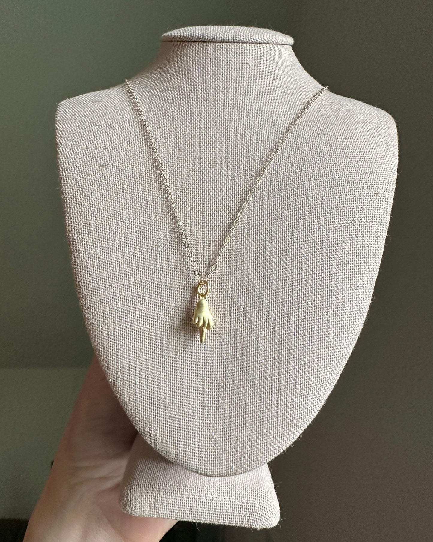 Brooke Eby F*ck ALS Necklace