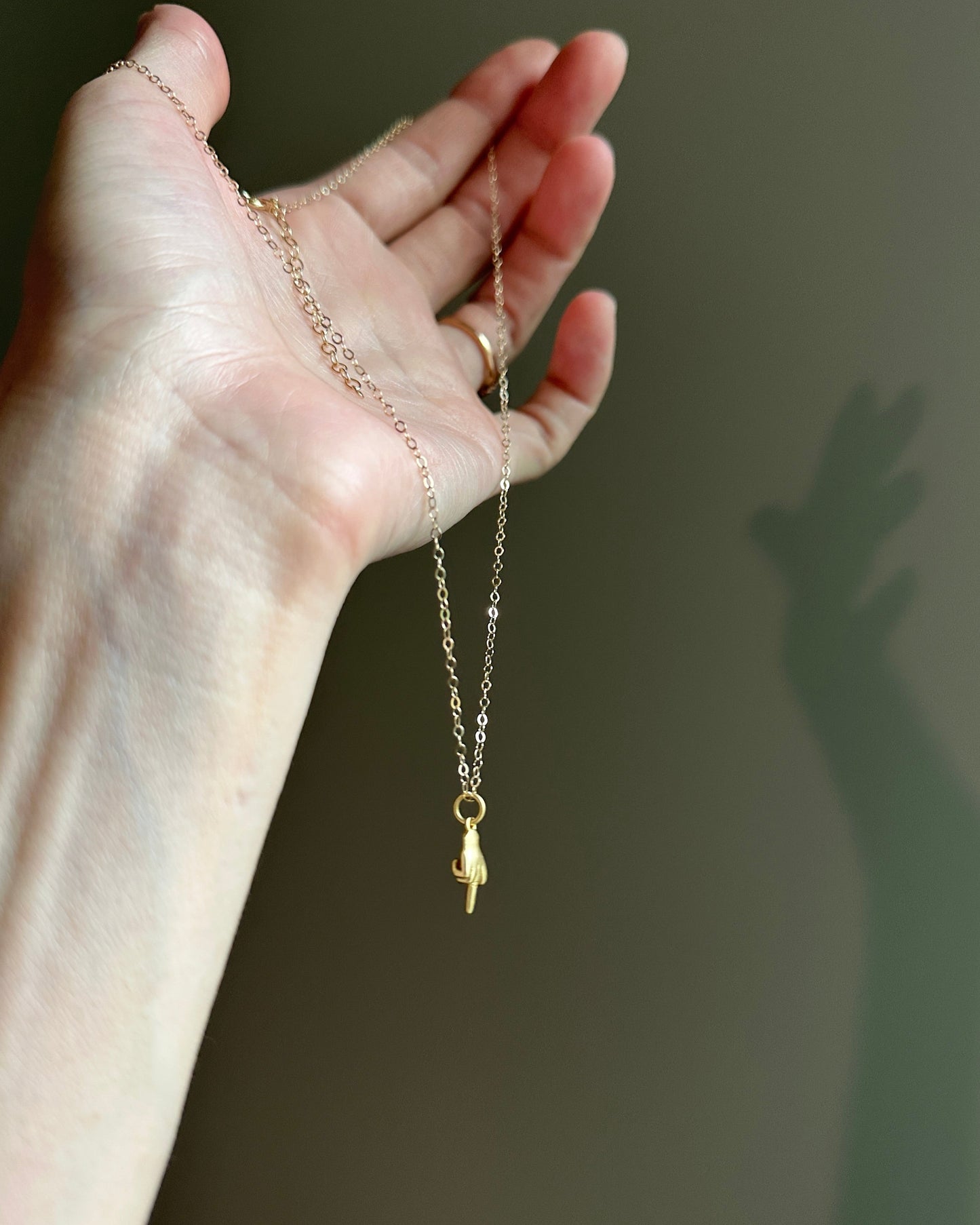 Brooke Eby F*ck ALS Necklace