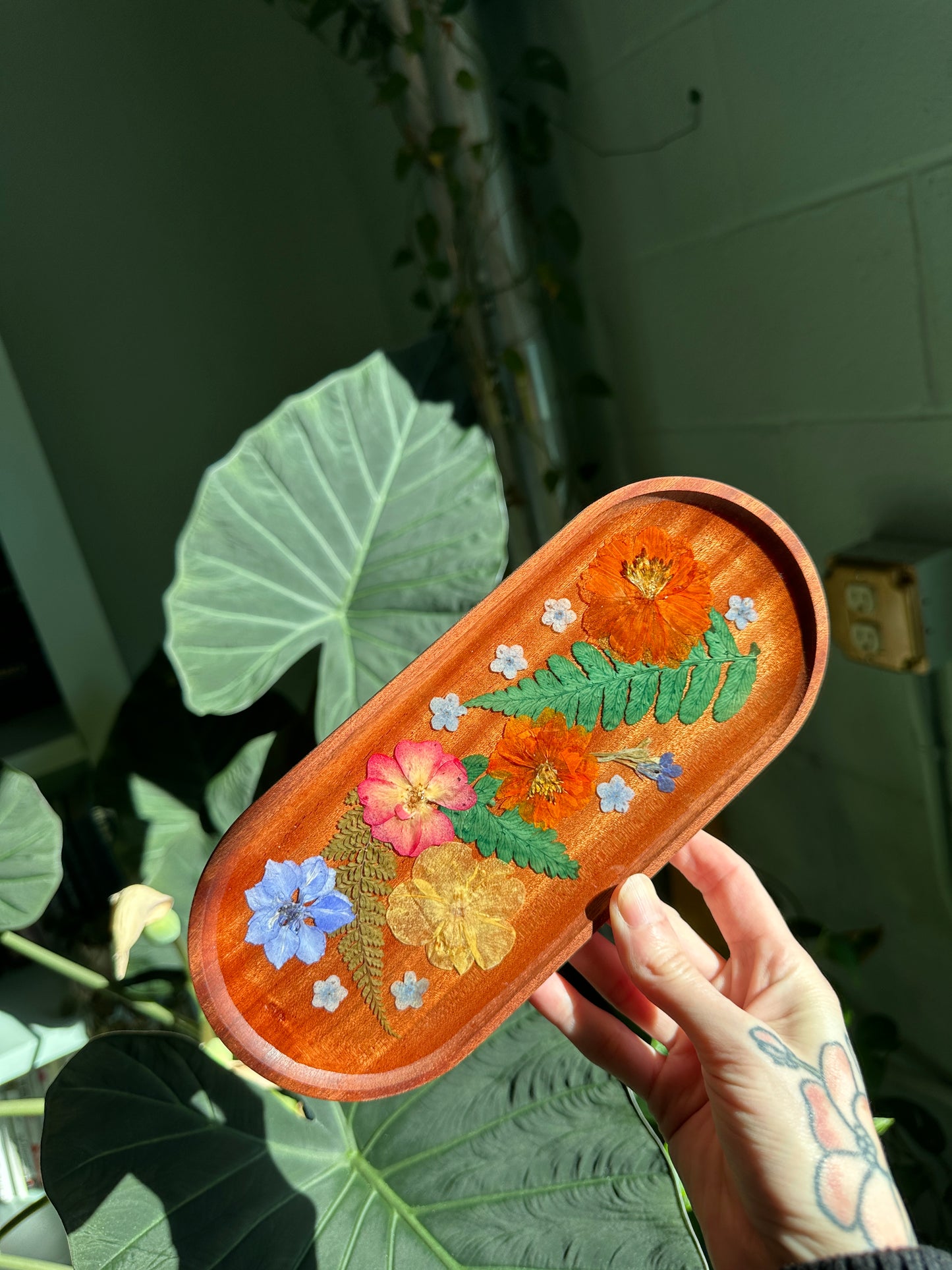 Decorative Floral Tray 3