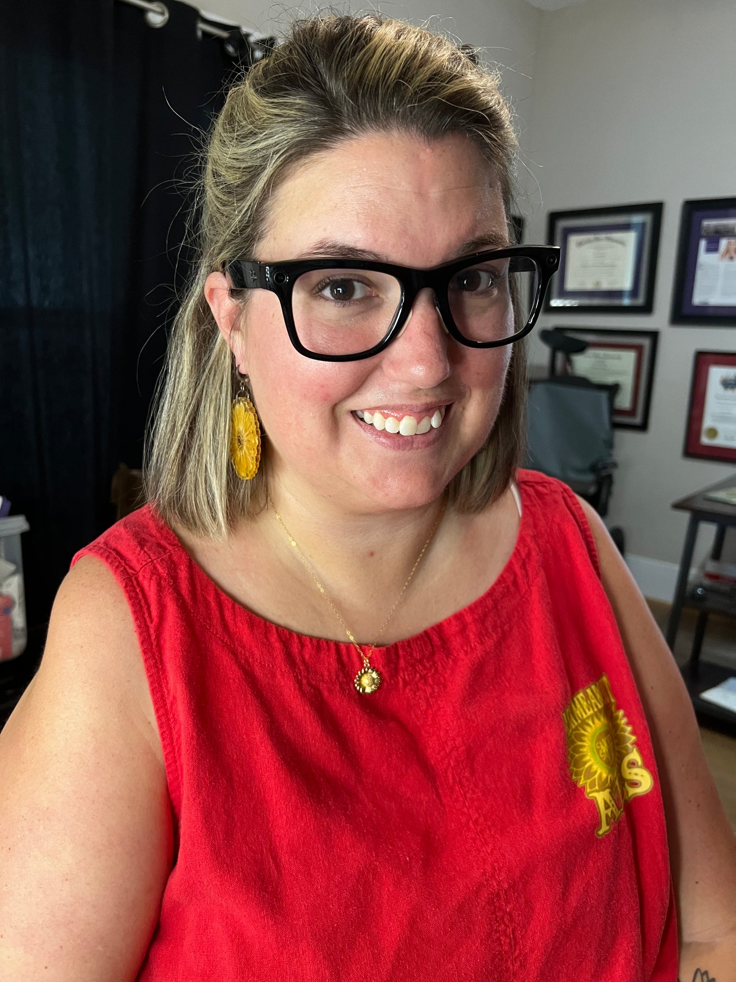 SunnyStrong Sunflower Necklace