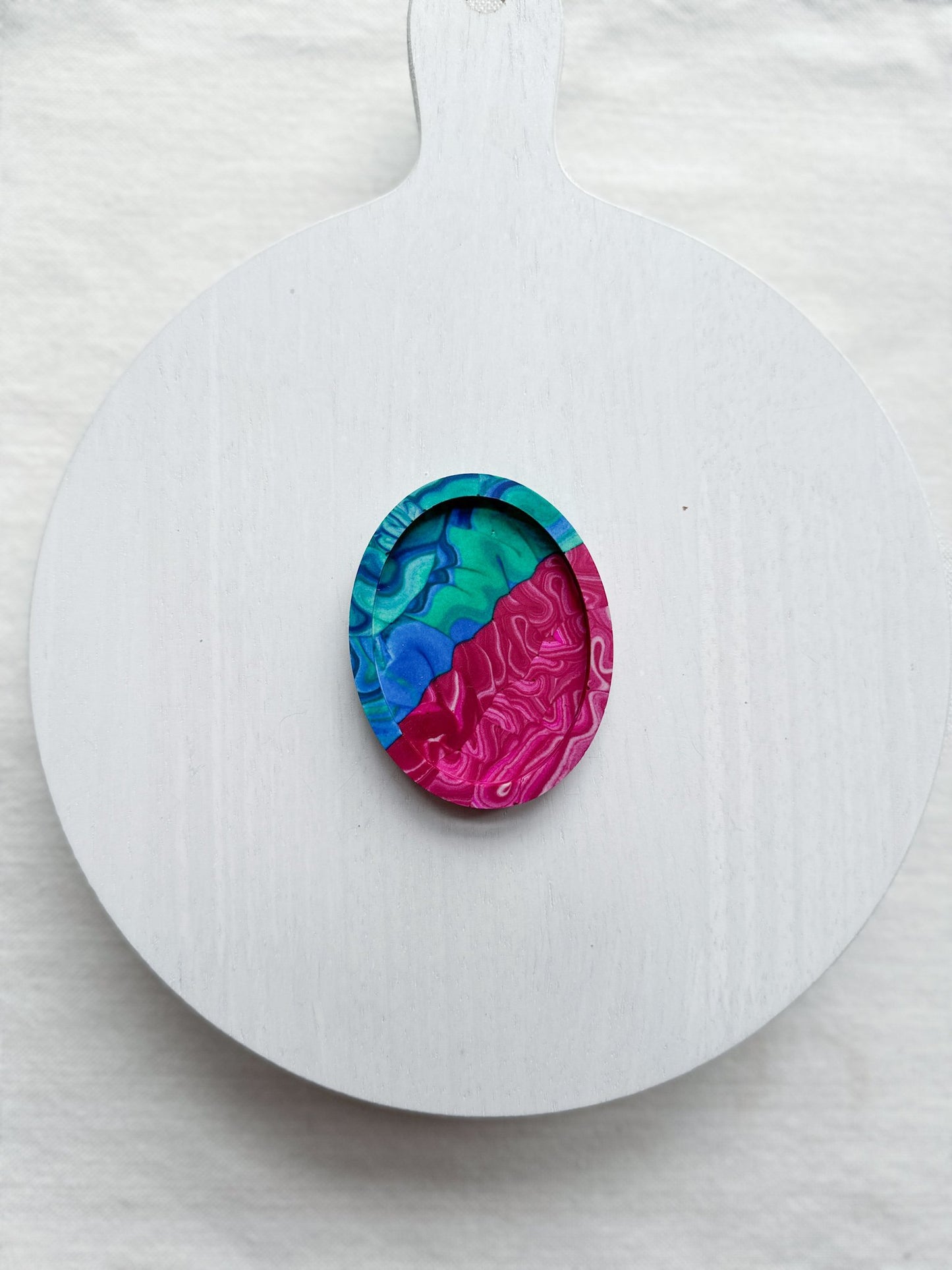 Two Toned Mini Oval Trinket Dish