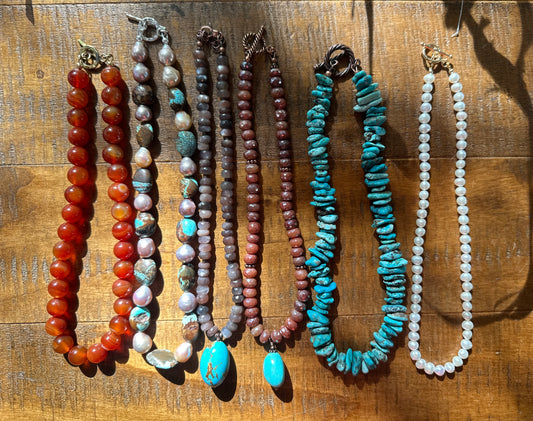 Funky and Chunky Gemstone Necklace Collection: Timeless Beauty with a Heartfelt Purpose