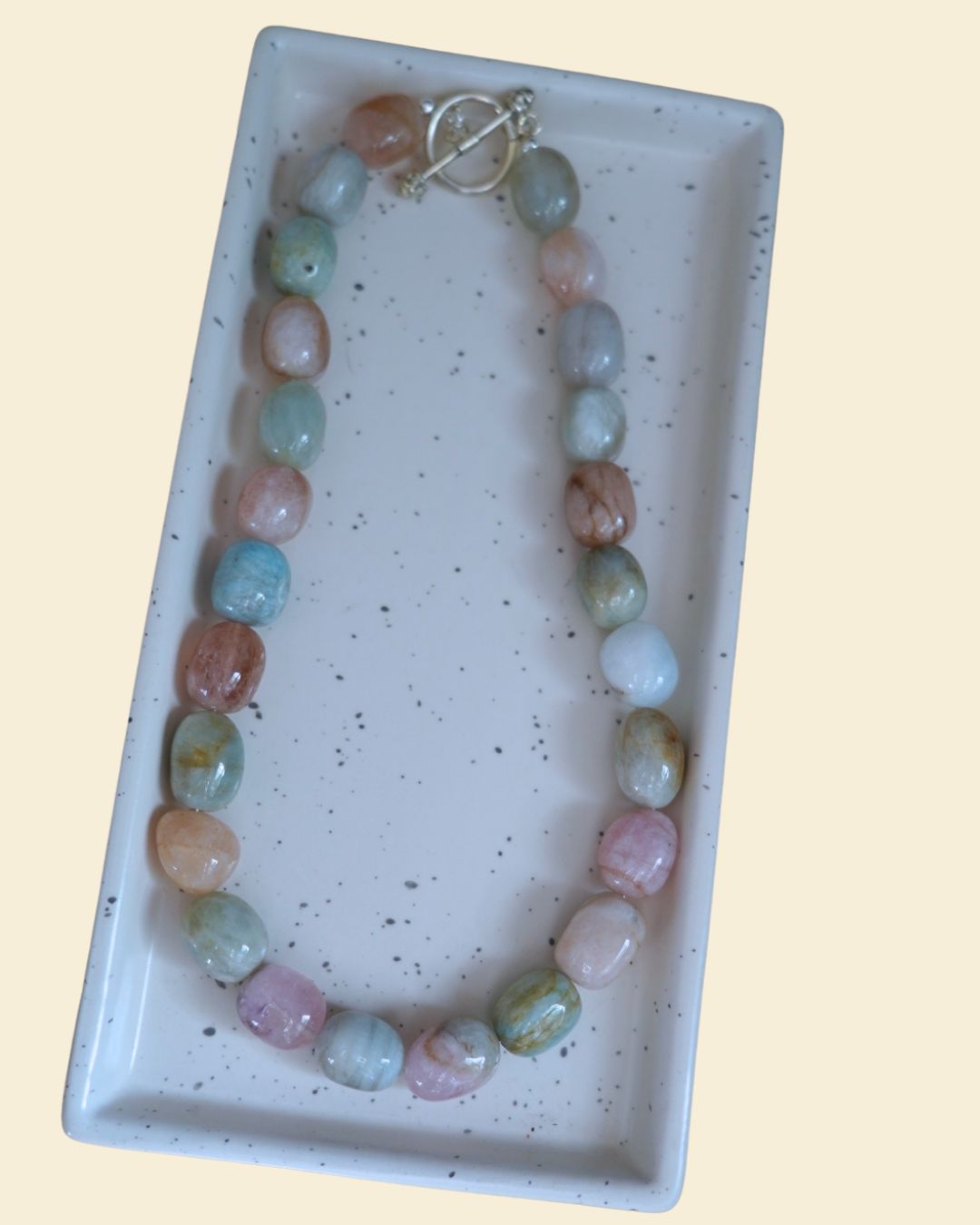 Chunky Morganite Necklace