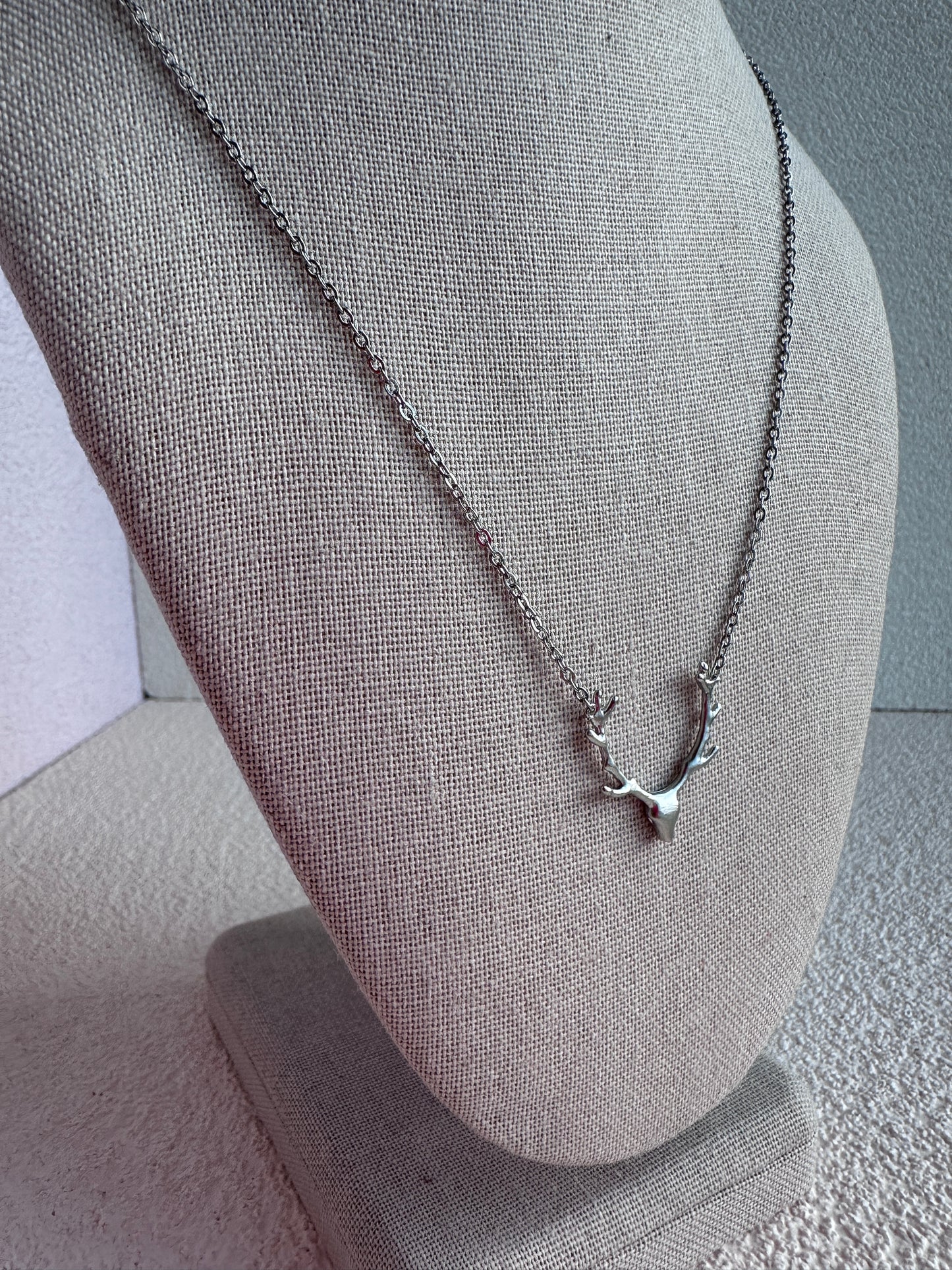 The Sara Bennett Deer Necklace