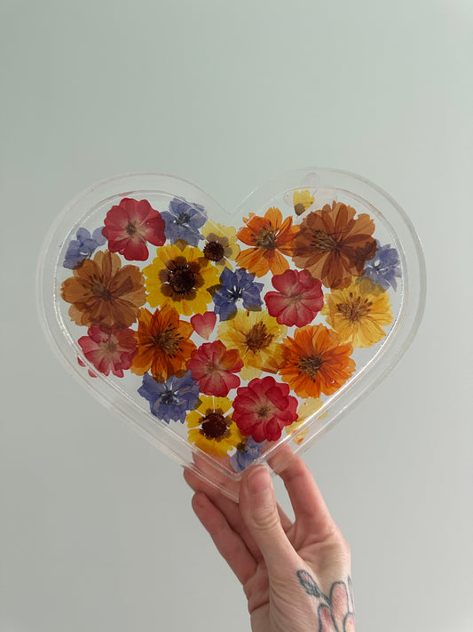 Heart Flower Girl Tray
