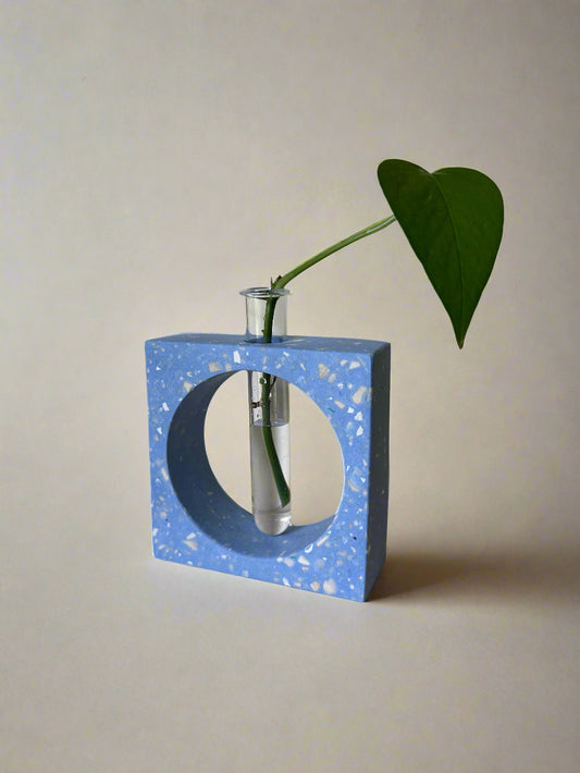 Baby Blue Terrazzo Propagation Holder