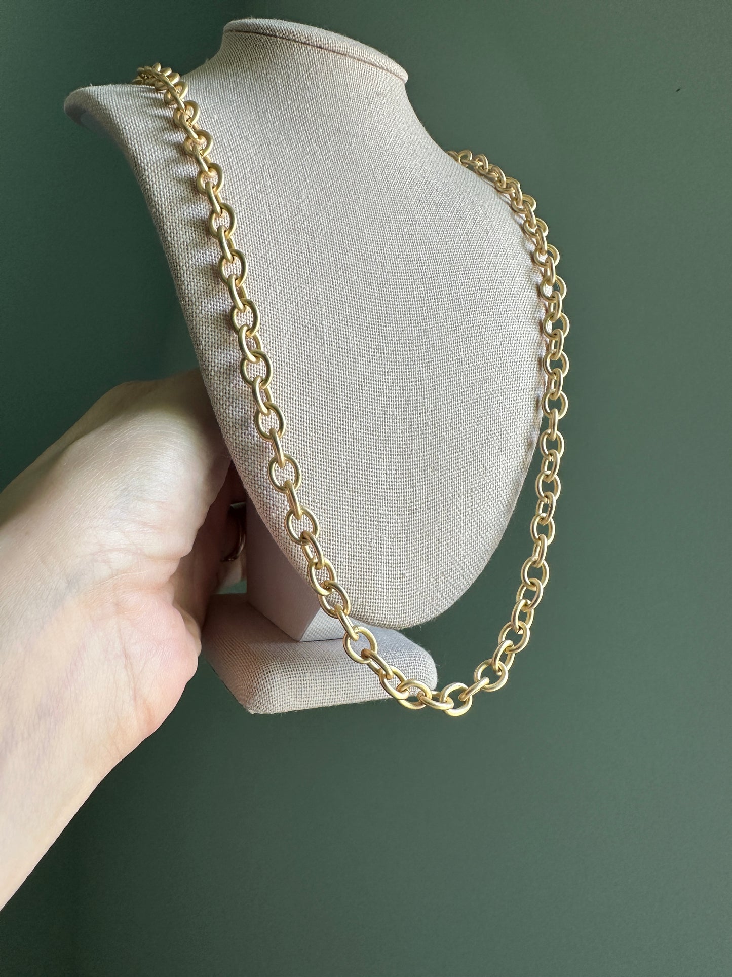 Chunky Matte Gold Chain