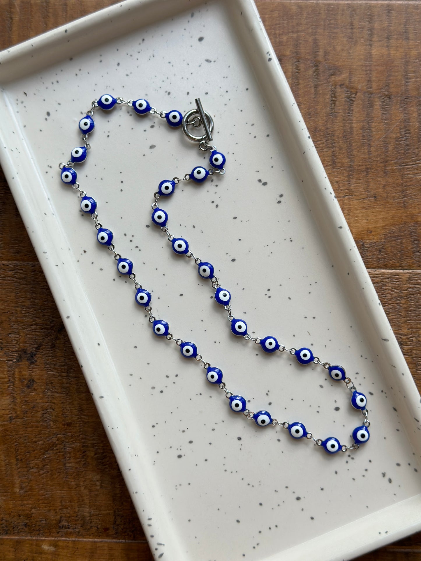Evil Eye Chain Link Necklace