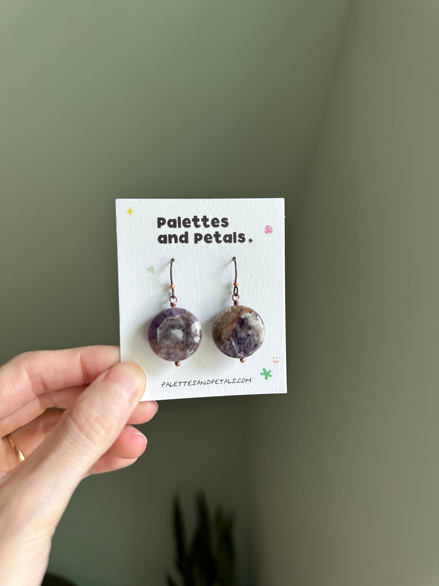Cape Amethyst Dangle Earrings