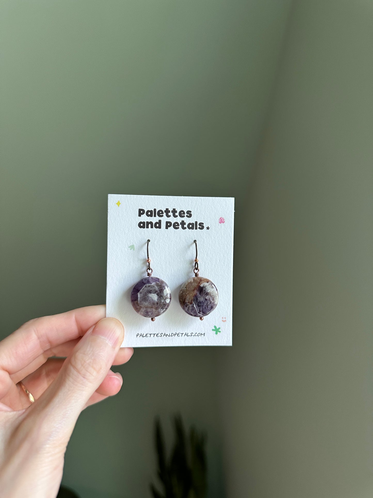 Cape Amethyst Dangle Earrings