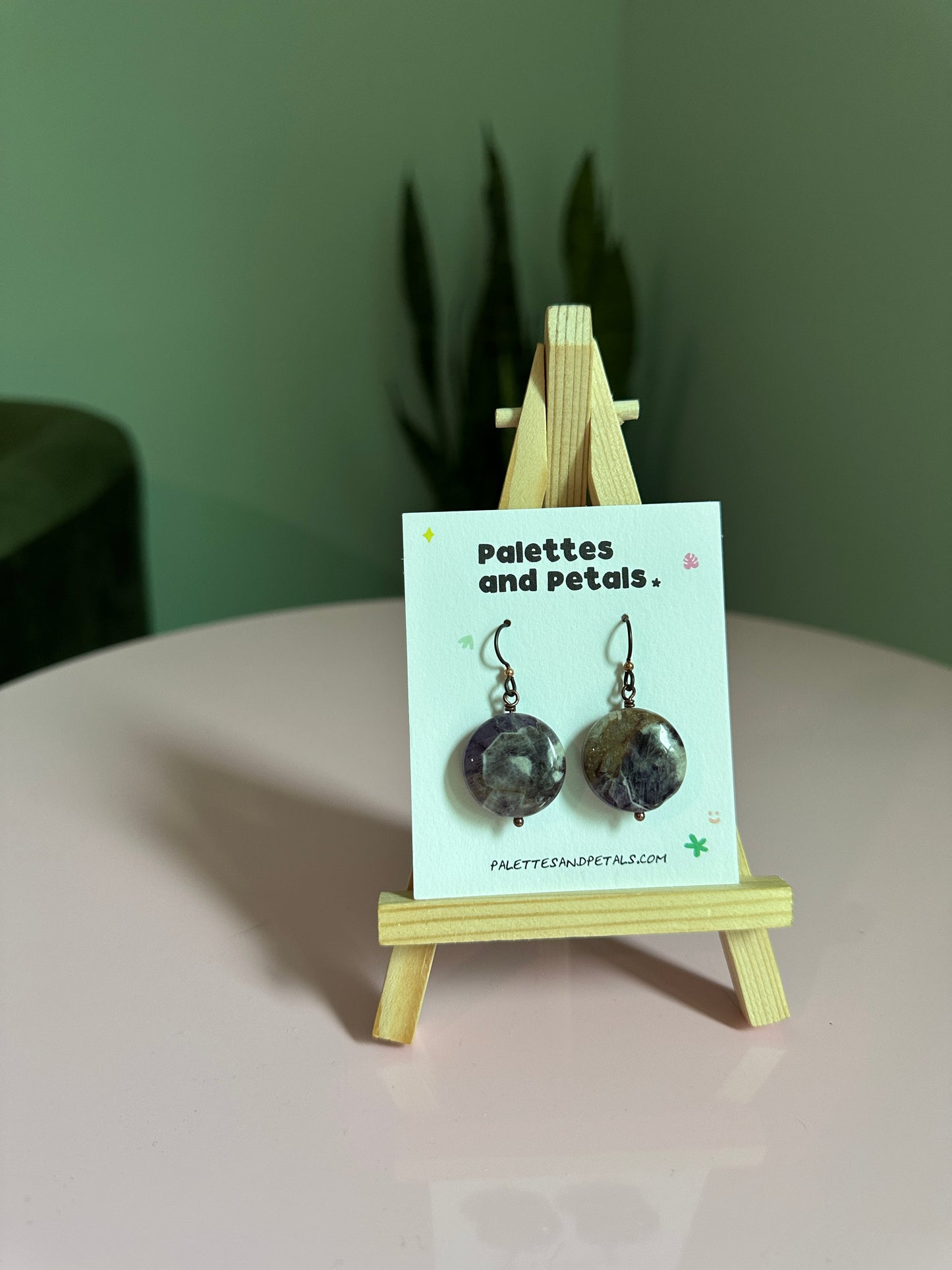 Cape Amethyst Dangle Earrings