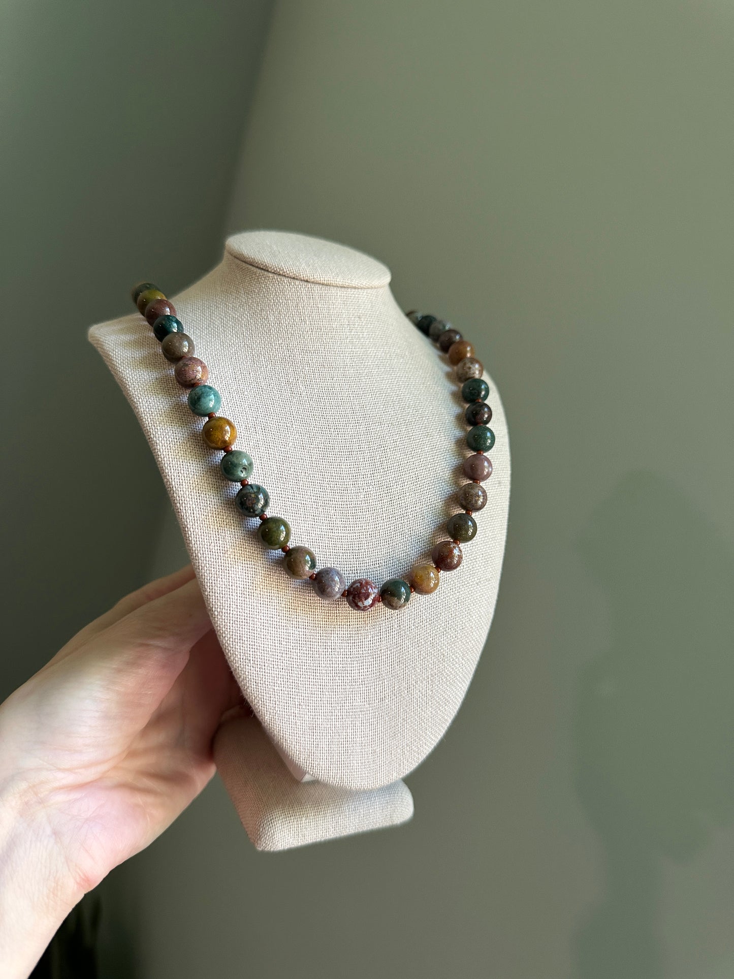 Ocean Jasper Gemstone Necklace