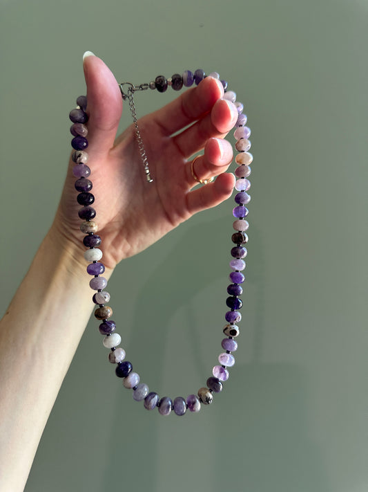 Dogtooth Amethyst Necklace