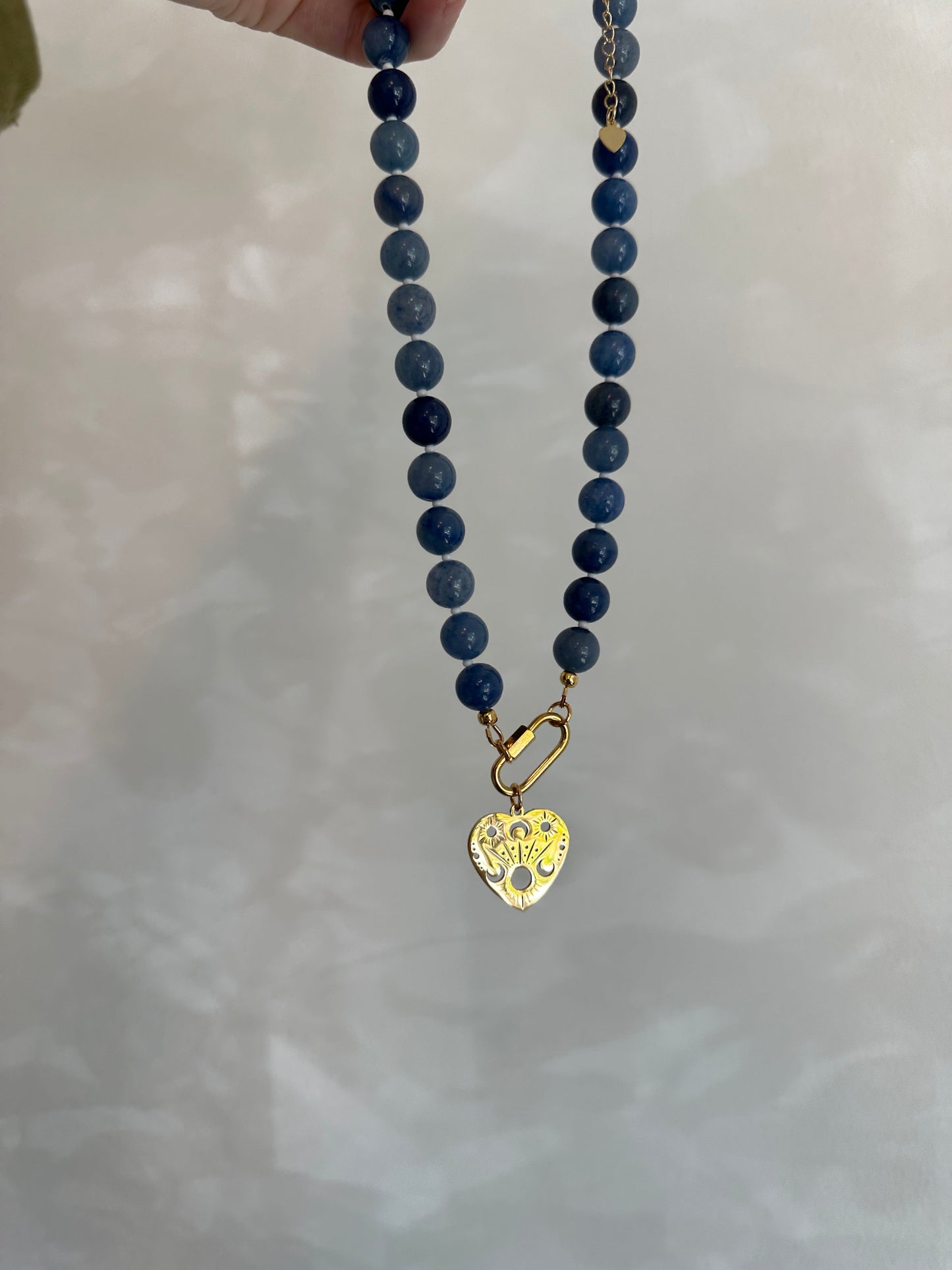 Celestial Blue Aventurine Necklace