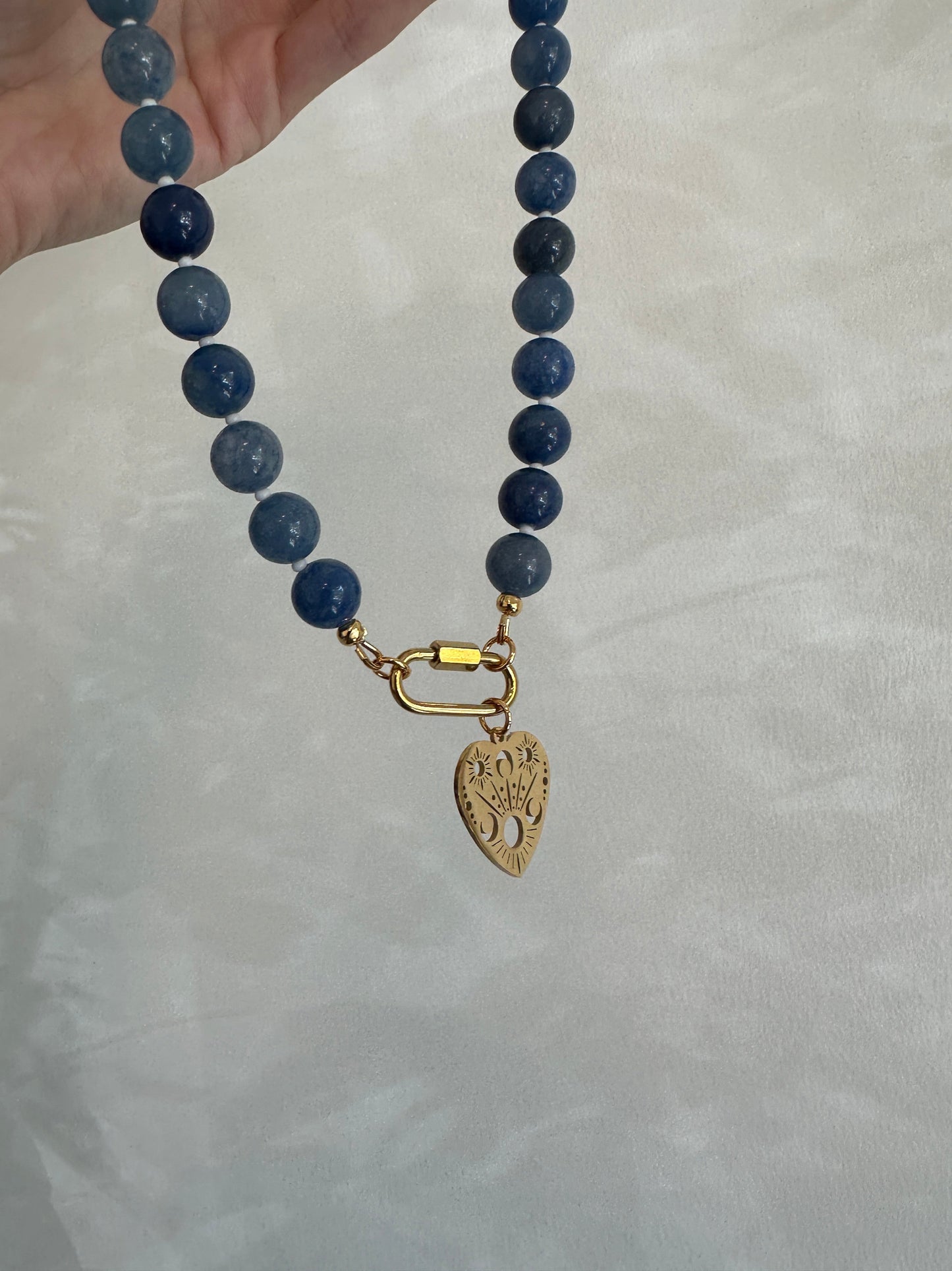 Celestial Blue Aventurine Necklace