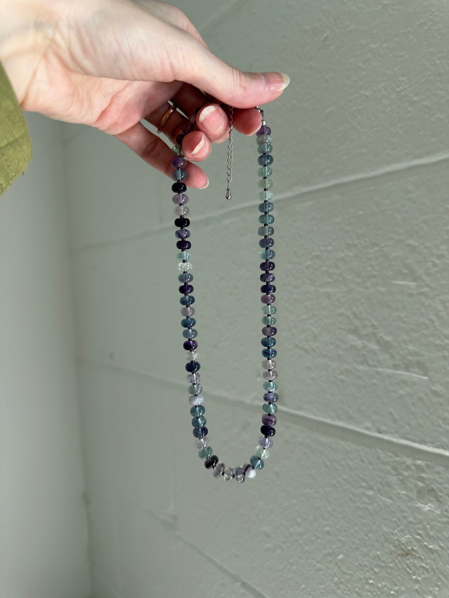 Rainbow Fluorite Necklace