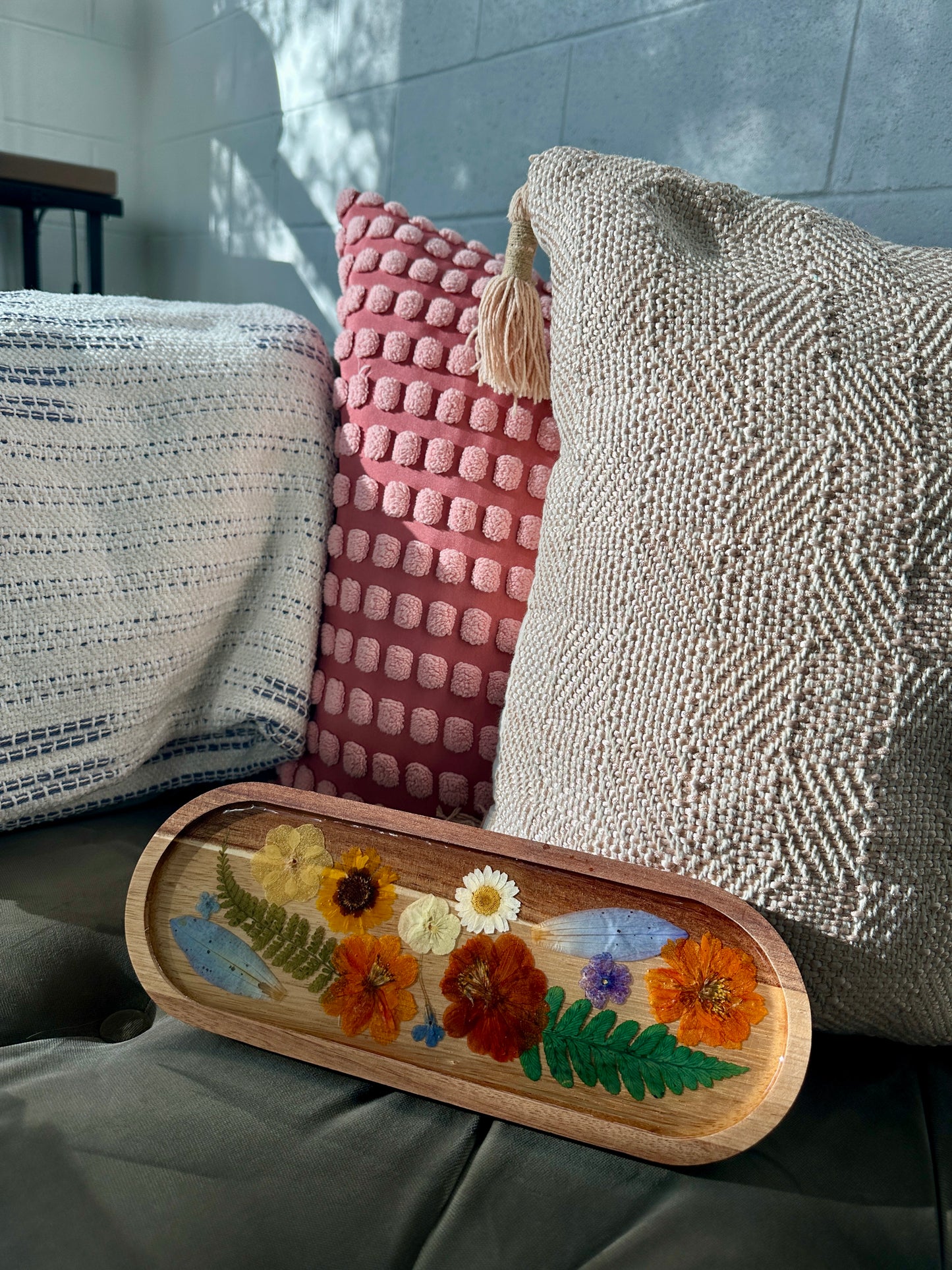 Decorative Floral Tray 1