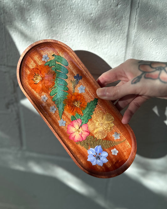 Decorative Floral Tray 3