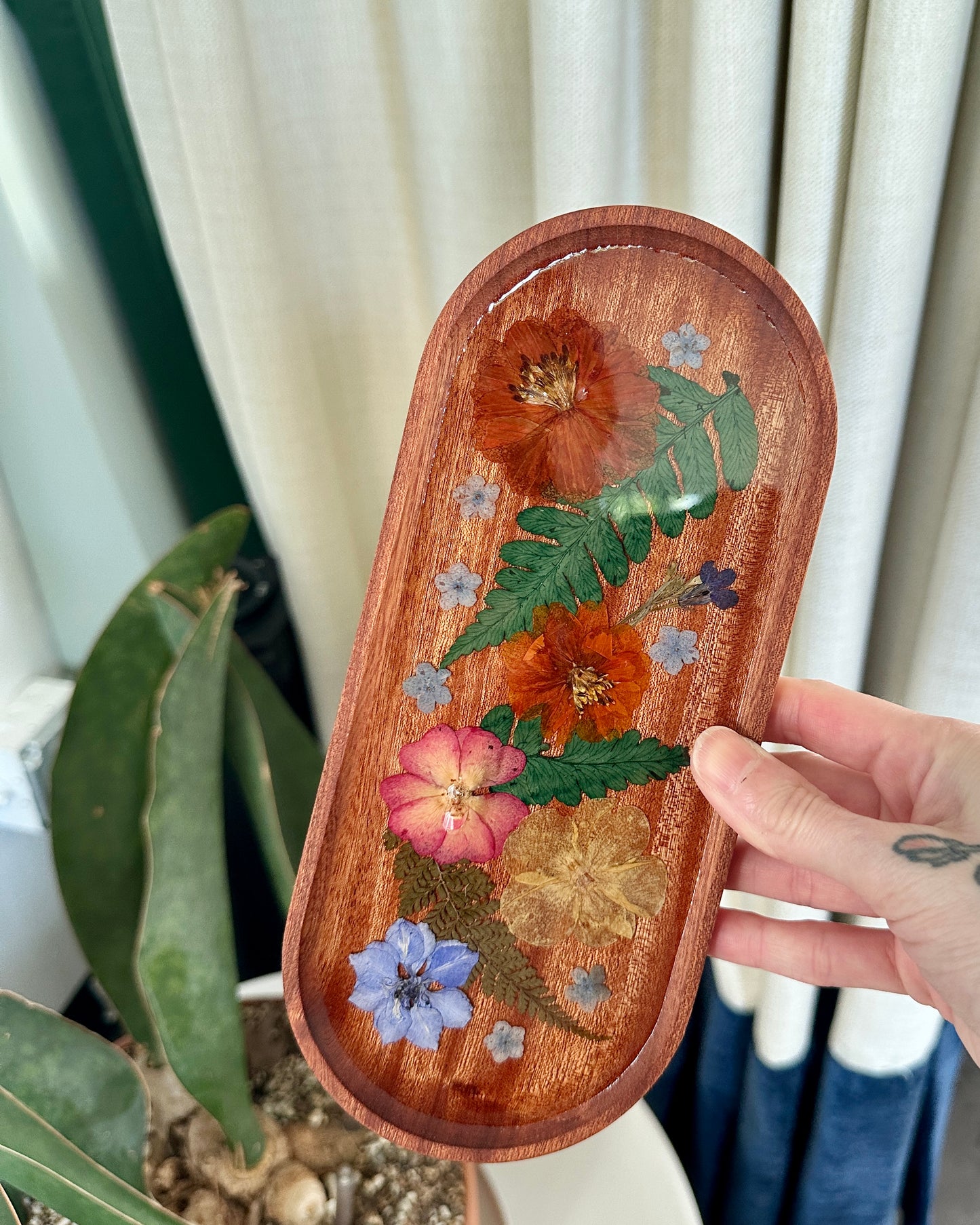 Decorative Floral Tray 3