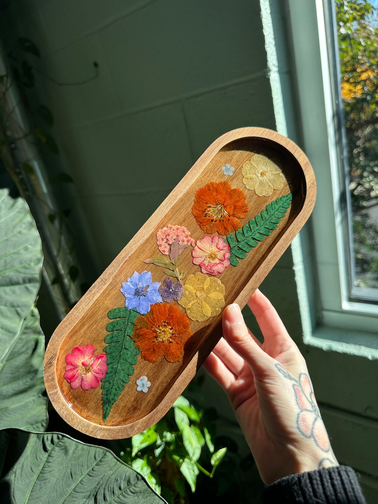 Decorative Flower Tray 4