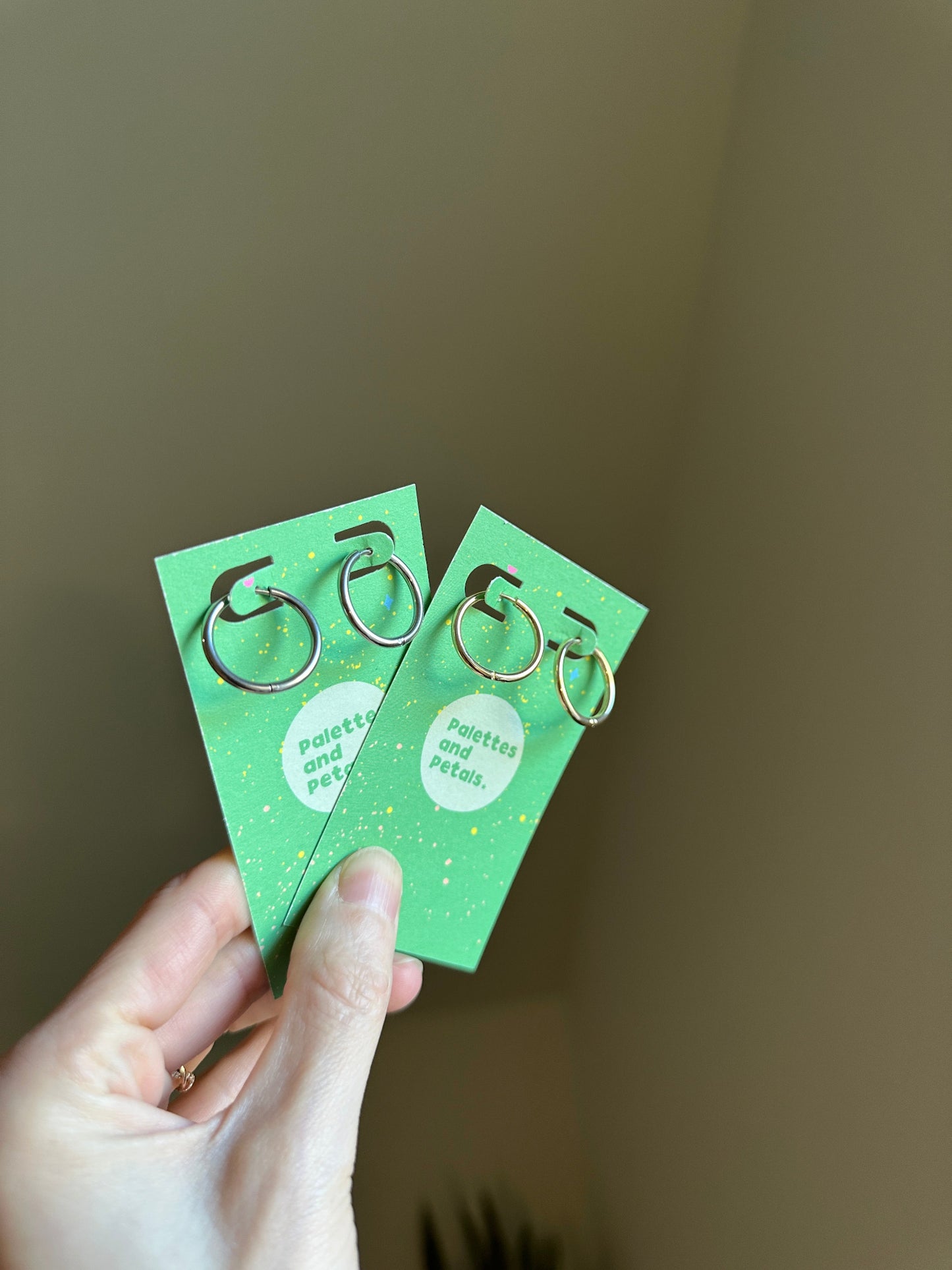 Everyday Stainless Steel Hinged Hoops