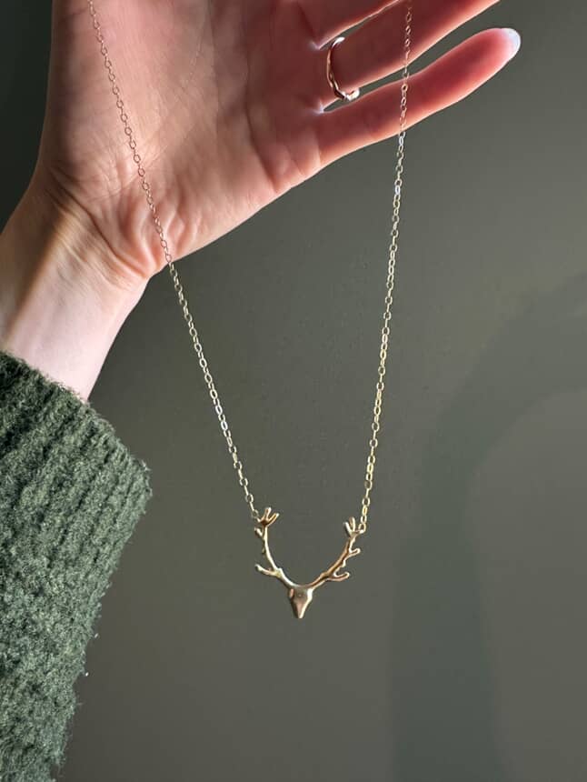 Sara's Deer Necklace