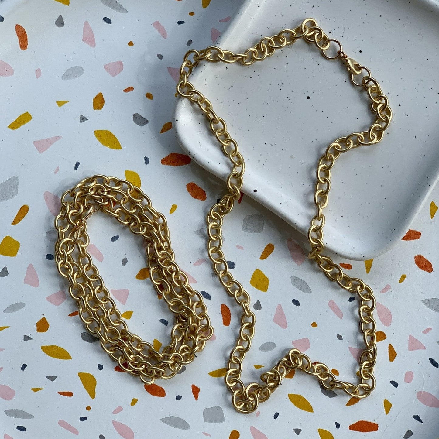 Chunky Matte Gold Chain