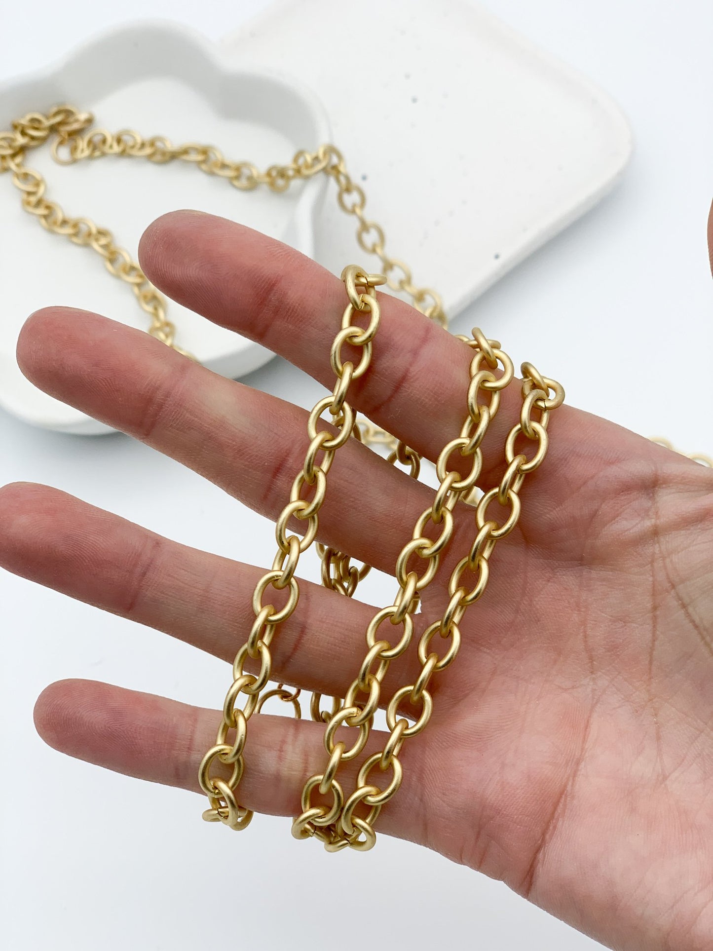 Chunky Matte Gold Chain